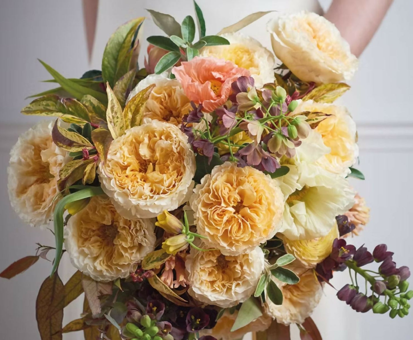 yellow david austin garden rose flower bouquet large beatrice phytu